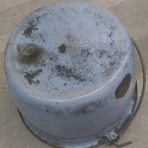 Vintage Porclein Light Blue Pot - Picture 3 of 3